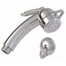 Duschkopf Mit Auslöser Duna Chromed Einfachstrahl + Haken