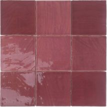 Dune 188252 Tabarca Granate 15x15 Cm - Medida: Caja 0,9m2 - Ref: 188252