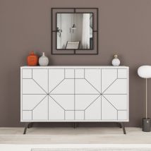 Dune Console Sideboard Display Unit White