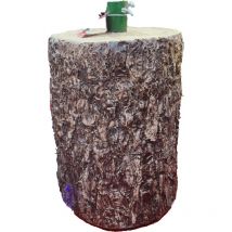 Iperbriko - Dunkler Stammsockel Ø33xH541+5 cm