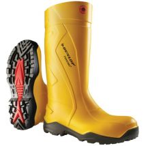 Dunlop Sicherheitsstiefel EN20345 S5 CI SRC Gr.42 Purofort+ gelb Stahlkappe/sohle