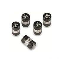 5 x Ventilkappe schwarz