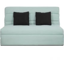 Banquette BZ 2 places - DUNLOPILLO - ReVEUR - Matelas Slyde Dunlopillo 188x138 - Vert