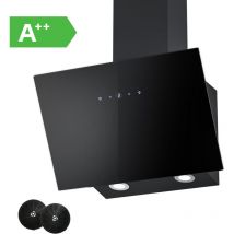 Firegas - Dunstabzugshaube 60 cm Kopffreiheit Dunstabzugshaube mit 578 m³/h Starker Saugleistung, 9 Einstellstufen, Berührungssteuerung, Umluft und