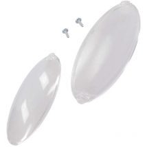 Ersatzteil - 2er Set Lampenabdeckung - - faure, zanussi, scholtes, beko, roblin, ariston hotpoint, arthur martin electrolux, smeg, whirlpool,