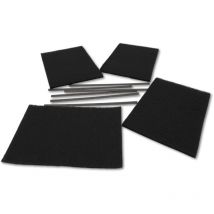 Sauter - Ersatzteil - Set 3 Kohlefiltern (Set AK204AE1) - - de dietrich, brandt fagor, sangiorgio, thermor, mastercook