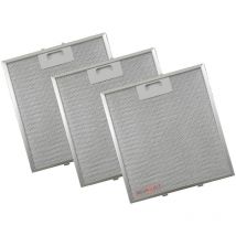 Elica - Ersatzteil - Original-Metallfilter (für Fett) 3er-Set 267 x 305 mm - -