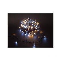 Duolight - 20 m - 300 white and warm white lamps - green wire - modulator - 24 v light creations DUO-20-24V-WUW