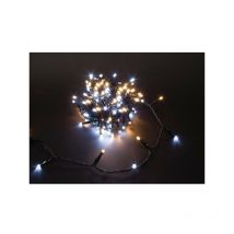 Duolight - 8 m - 120 led - blanc et blanc chaud - câble vert - modulateur - 24 v RI17791
