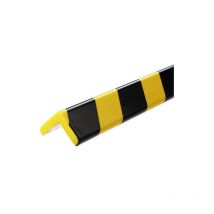 Profilé de protection d'angle, type C35, profil de 1 m, l x h 47 x 47 mm, jaune/noir 1102130 - Durable
