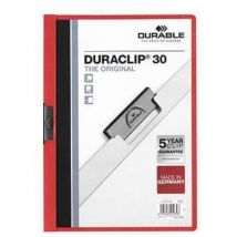 Klemmmappe Duraclip 30 rot