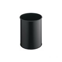Dur able 330101 POUBELLE métal rond noir