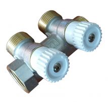 2 Way 3/4 Inch Water Underfloor Heating Manifold Distributor