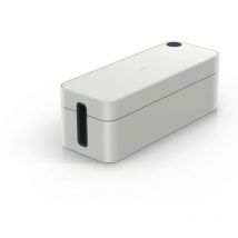 Kabelbox Cavoline Box l (für 5-fach Steckdosenleiste, mit Gummifüßen, 406 x 139 x 156 mm (b x h x t)) hellgrau, 503010 - Durable