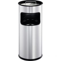 Kombiascher Ø260xH620mm silber Stahlbl. Durable