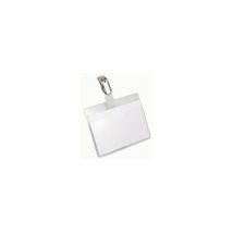 Durable - Portanombres con sujeción de pinza h x a 60 x 90 mm funda