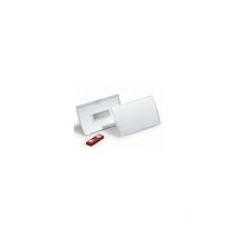 Portanombres con soporte magnético click fold ue 20 unid h x