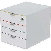 Durable - varicolor mix 4 safe - 7626 762627 Caisson à tiroirs gris din A4, din C4 Nombre de tiroirs: 4 C838822