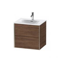 Durait XViu 4132 Waschtischunterbau wandhängend, 2 Schubkästen,