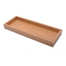 Duraline - Mensola contenitore 4x40x15cm rovere nodato