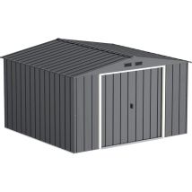 Duramax 61251 Capanno In Metallo Ecologico 10 X 10, Anthracite