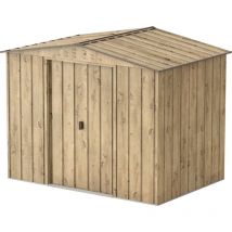 Tepro - duramax Abri de jardin métal woodgrain - 4,75m² - kit ancrage - Imitation bois