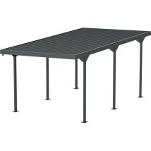 Duramax - Carpot métal Haut de Gamme - 15,58m² x h. 2,33 m - Anthracite