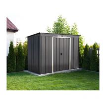 Duramax - Abri de jardin - Métal 3,25 m² - 0,33 mm - Anthracite - DUECOPENT84PR