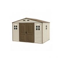 Duramax - Caseta Cobertizo Pvc Jardin Woodside