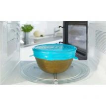 Durandal Silikondeckel 3er-Set klein blau 11,5 cm, 9,5 cm und 6,5 cm