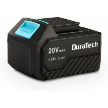 Duratech - Batterie Lithium-ION 20 v 4,0 Ah pour Outils sans Fil, Compatible avec Les Produits