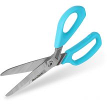 Duratech - Ciseaux Polyvalents de 255mm, Ciseaux de Bureau en Cr-V, Ciseaux de Couture à Lames Dentelées, Ciseaux Precise avec Poignées Ergonomiques,