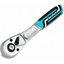 Clé à Cliquet 1/4' avec 90 Dents, Cliquet à Dégagement Rapide en Acier Chrome Vanadium, Clé à Cliquet Reversible, Tête Compacte, Angle d'Actionnement