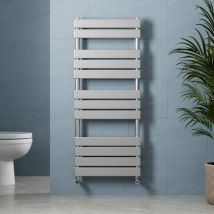 Galiflo - Chrome Flat Panel Heated Towel Rail Bathroom Radiator 1200 x 500mm