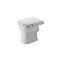 Duravit - D-Code - wc à poser, à fond plat, sortie arrière, blanc 21090900002