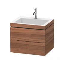 Duravit - L-Cube Möbelwaschtisch c-bonded mit Unterbau wandhängend,