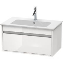 Duravit - Ketho - Meuble sous lavabo 410x1000x475 mm, 1 tiroir, blanc brillant KT642002222