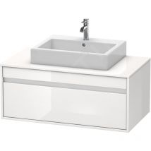 Duravit - Ketho - Meuble sous lavabo 426x1000x550 mm, 1 tiroir, blanc brillant KT669502222