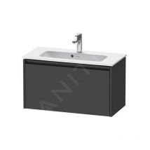 Duravit Ketho.2 - Meuble à lavabo 440x810x390 mm, 1 tiroirs, graphite mat K25056049490000