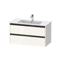 Ketho.2 - Meuble sous lavabo 550x1010x480 mm, 2 tiroirs, blanc brillant K25264022220000 - Duravit