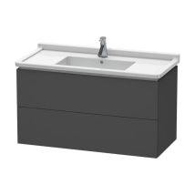 L-cube Waschtischunterbau Wandhängend, 2 Schubkästen, - Duravit