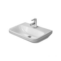 Duravit - DuraStyle - Lavabo Med, 600x440 mm, avec un trou pour robinetterie, avec WonderGliss, blanc 23246000001