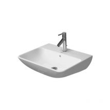 Duravit - me by Starck - Lavabo 550x440 mm, 1 trou pour robinetterie, avec WonderGliss, blanc mat 23355532001