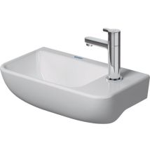 Duravit ME by Starck - Lave-mains 40x22 cm, avec un trou pour robinet à droite, blanc alpin 0717400000