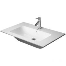 Duravit - me by Starck - Meuble-lavabo 830x490 mm, avec 1 trou pour robinetterie, avec WonderGliss, blanc mat 23368332001