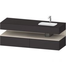 Duravit - Qatego Einbauwaschtisch mit Konsolenwaschtischunterbau,