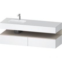 Duravit - Qatego Einbauwaschtisch mit Konsolenwaschtischunterbau,
