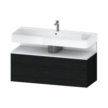 Qatego Waschtischunterbau, 1 Auszug und 1 Schublade, - Duravit