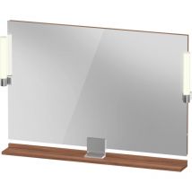 Duravit - Sivida Spiegel, chrom, 1050x36x650mm, Aufsatzleuchte,