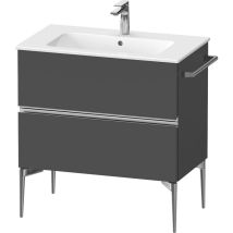 Sivida Waschtischunterbau, 2 Schubkästen, Griffleiste - Duravit